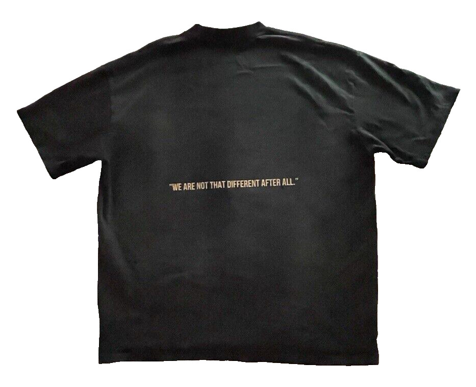 Snake Sword Mens XL Tee Shirt Black Grunge Biker We Are Not That Different Shirt gallery