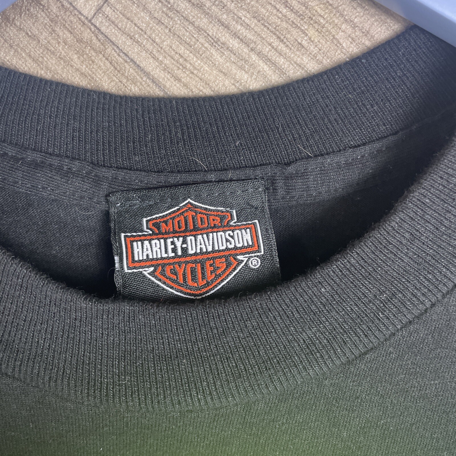 Harley Davidson Hampshire United Kingdom Black Graphic Print T Shirt Size Small gallery