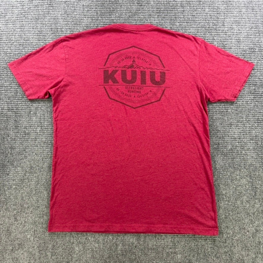 Kuiu Ultralight Hunting Graphic T-Shirt Mens XL Red Short Sleeve Crewneck Logo gallery