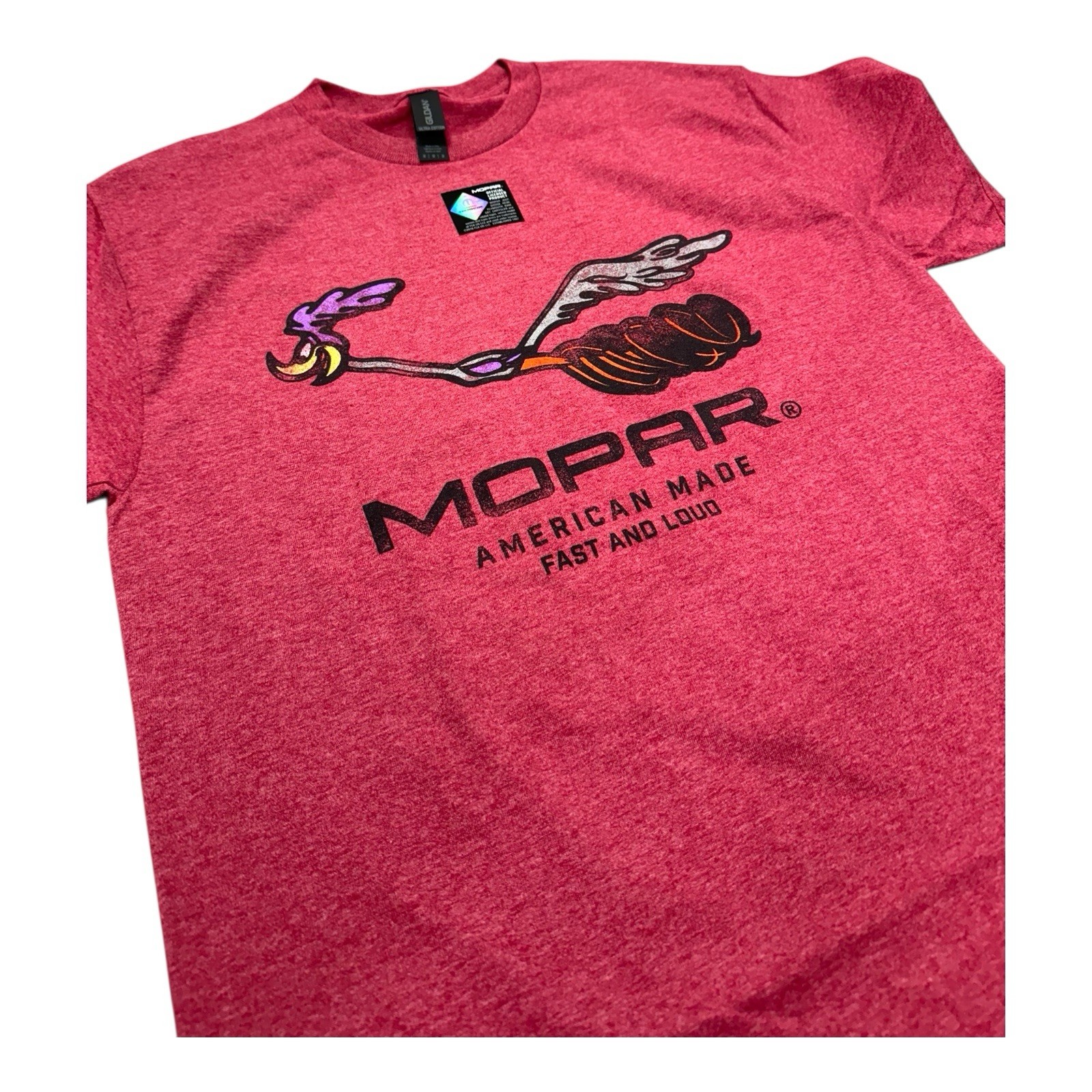 Heather Red MOPAR Plymouth Road Runner American Made Fast And Loud T-Shirt gallery
