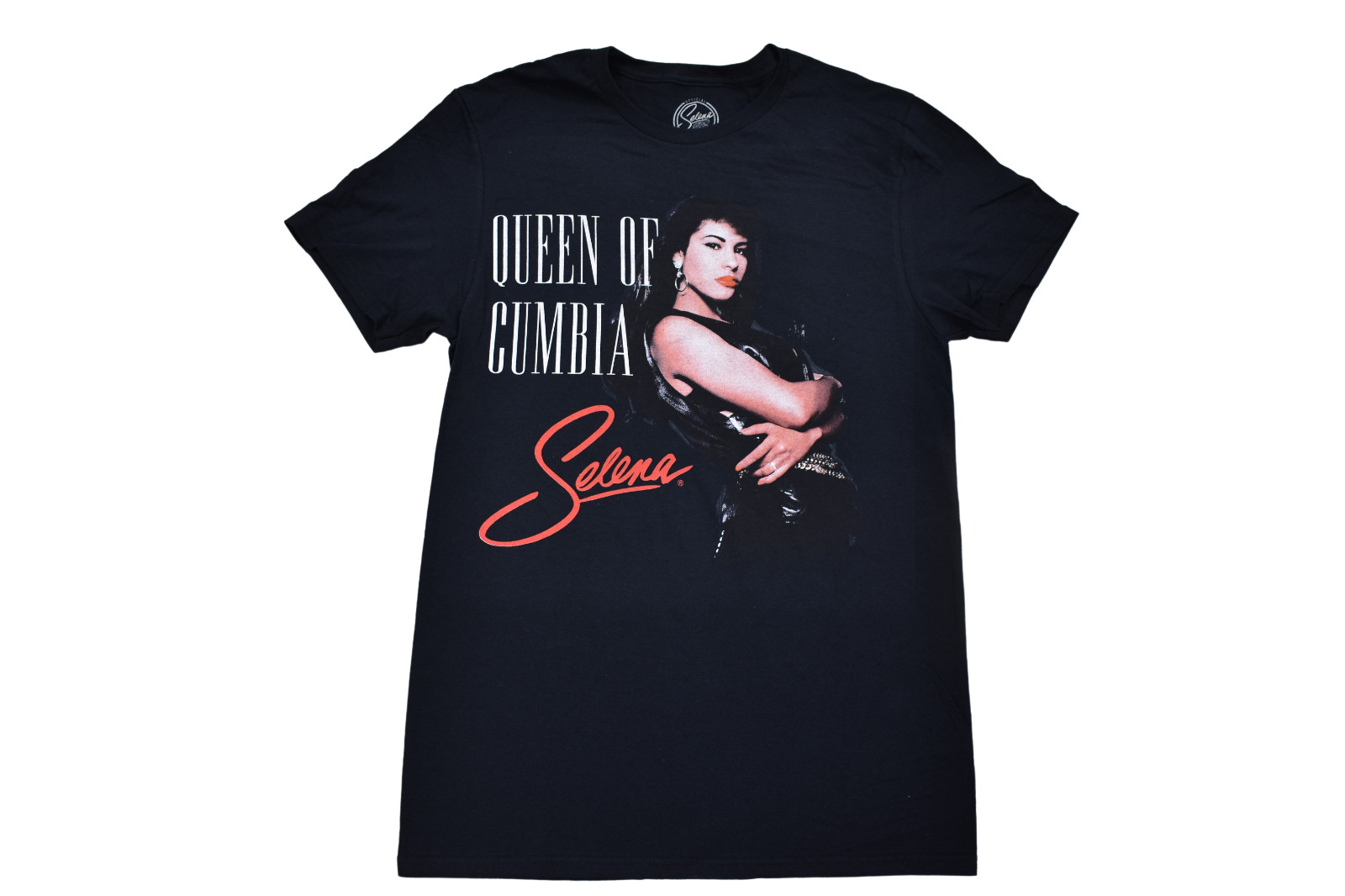 Selena Mens Queen Of Cumbia Black Tee Shirt New XS, S, XL, 2XL, 3XL gallery