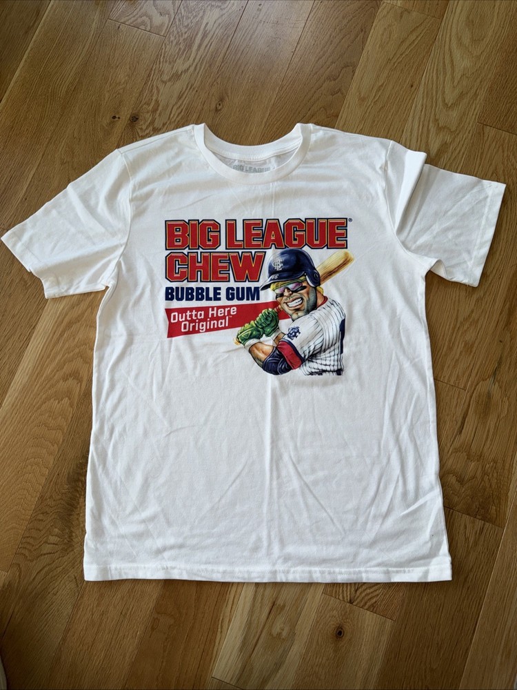 Big League Chew Men’s White Size Medium
