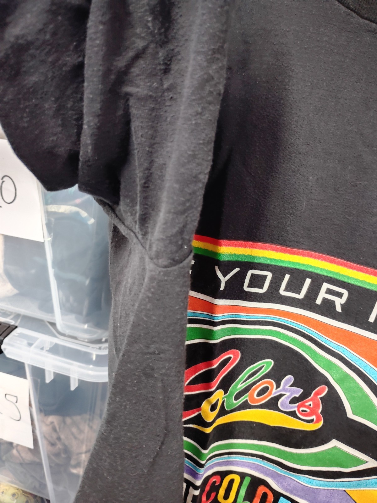 Vtg Cross The color Zone Free Your Mind Tee Size XL Signal Sports Pre Owned A298 gallery