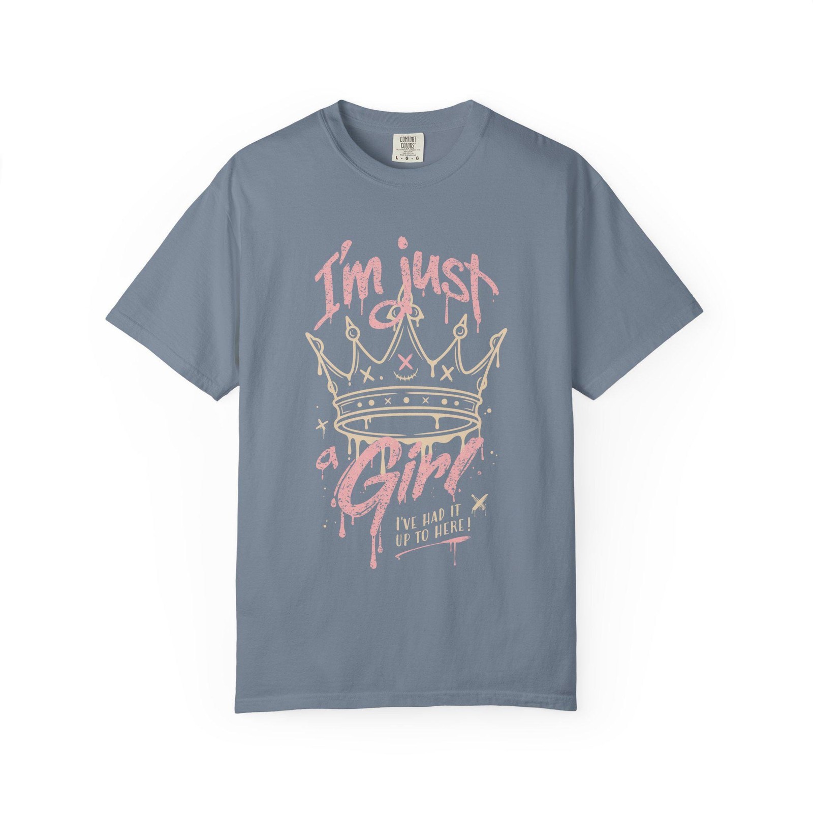 Im Just a Girl 90s Rock Graphic T-Shirt Vintage Distressed Band Tee gallery