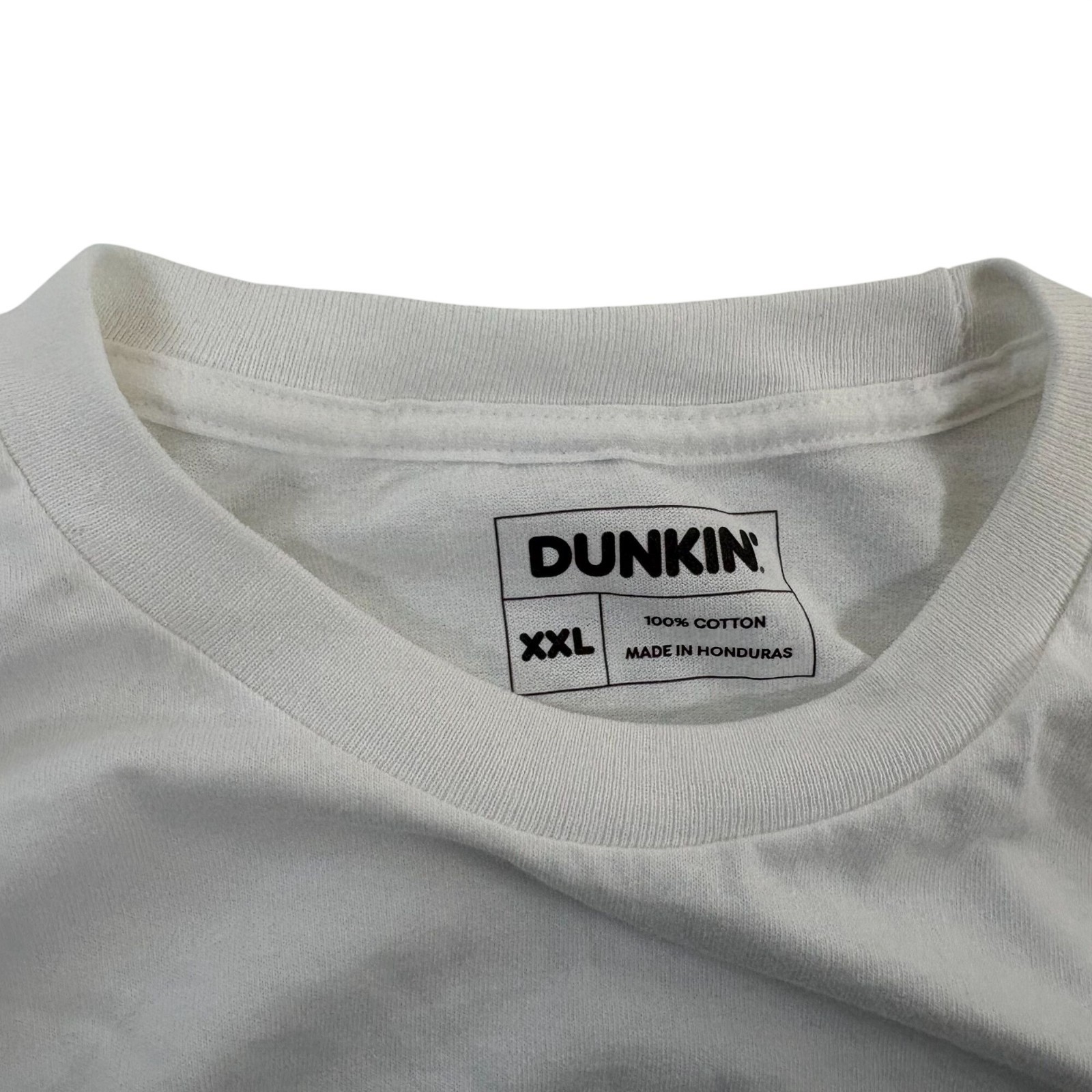 Dunkin Donuts T Shirt Mens Size 2XL White 75h Anniversary Coffee gallery
