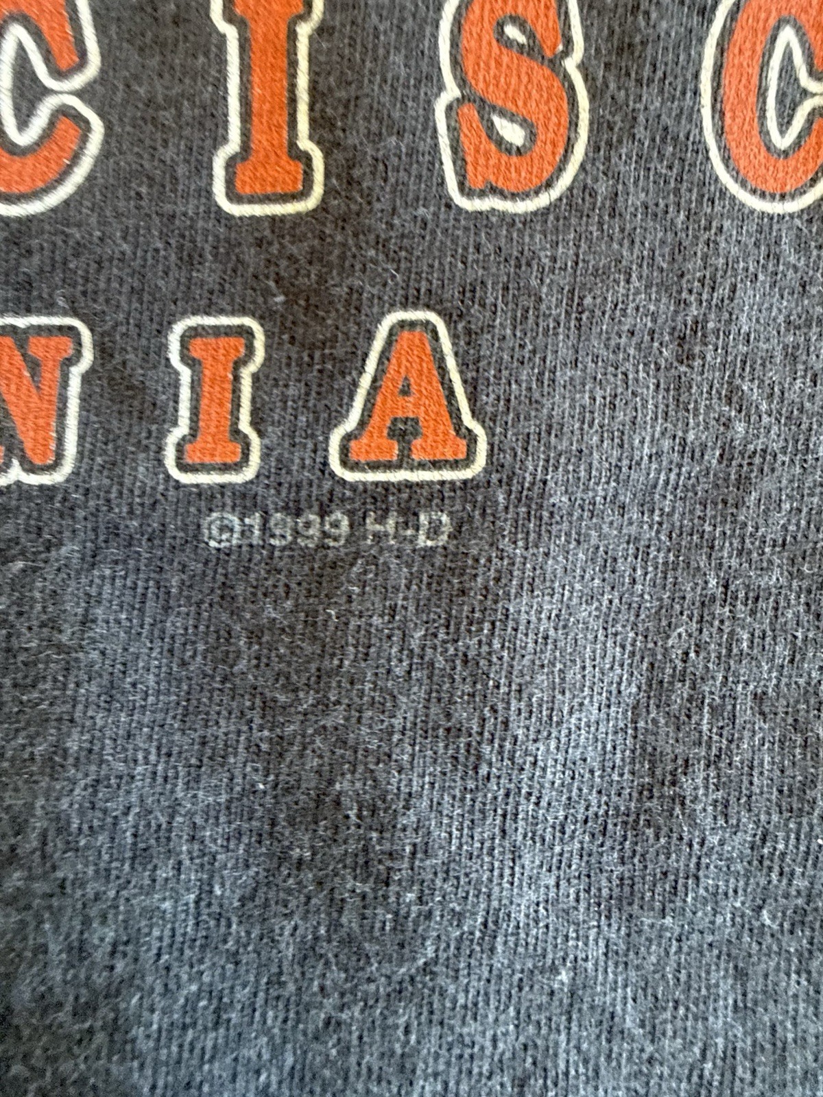 Harley Davidson Motorcycle vintage 90S San Francisco California T-Shirt Medium gallery