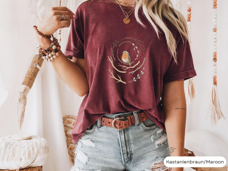 Bird Nature Bird Lover Wildlife Animal Outdoors Feather Watcher Comfort Tee gallery