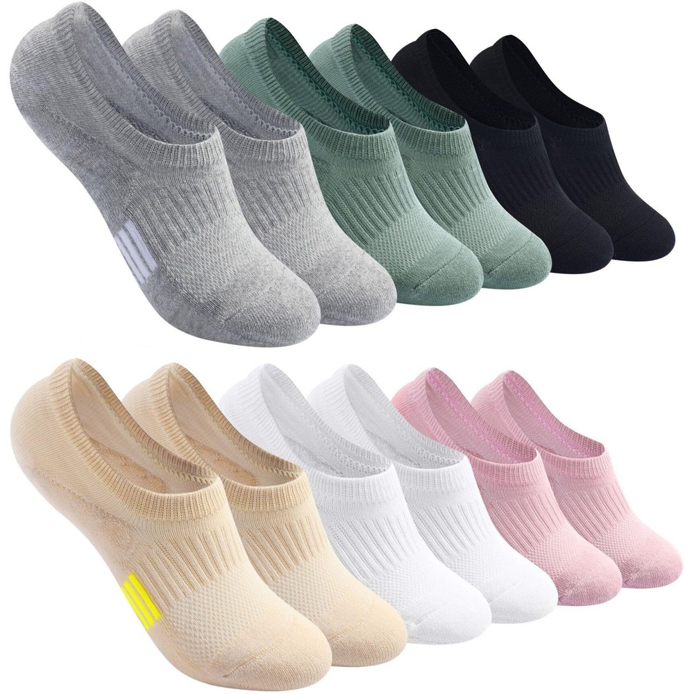 No Show Socks Womens Cushioned Low Cut Athletic Liner Socks for Sneakers Foot…