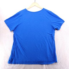 Banana Republic Men’s Size XL Solid Blue Cotton/Modal Crew-Neck T-Shirt