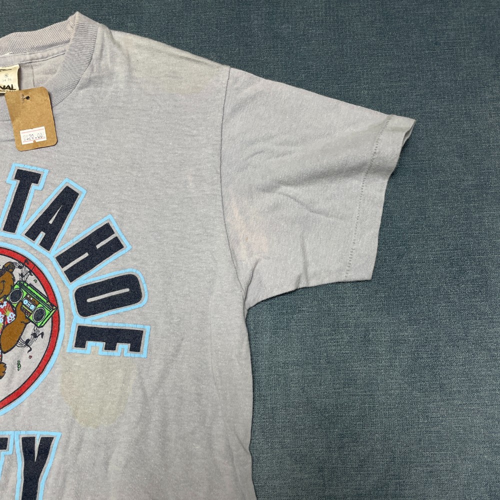 VTG Signal Lake Tahoe Party Animal T Shirt Mens S 34-36 Gray Graphic Made in USA gallery