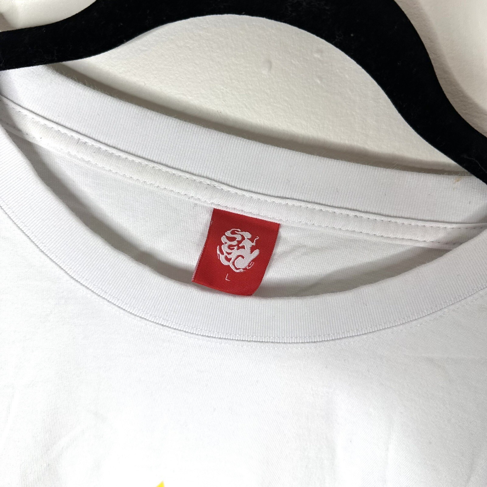 Panda T shirt Lushanghai Astronaut Mens 100% Cotton Large Star Yellow Bear Tee gallery