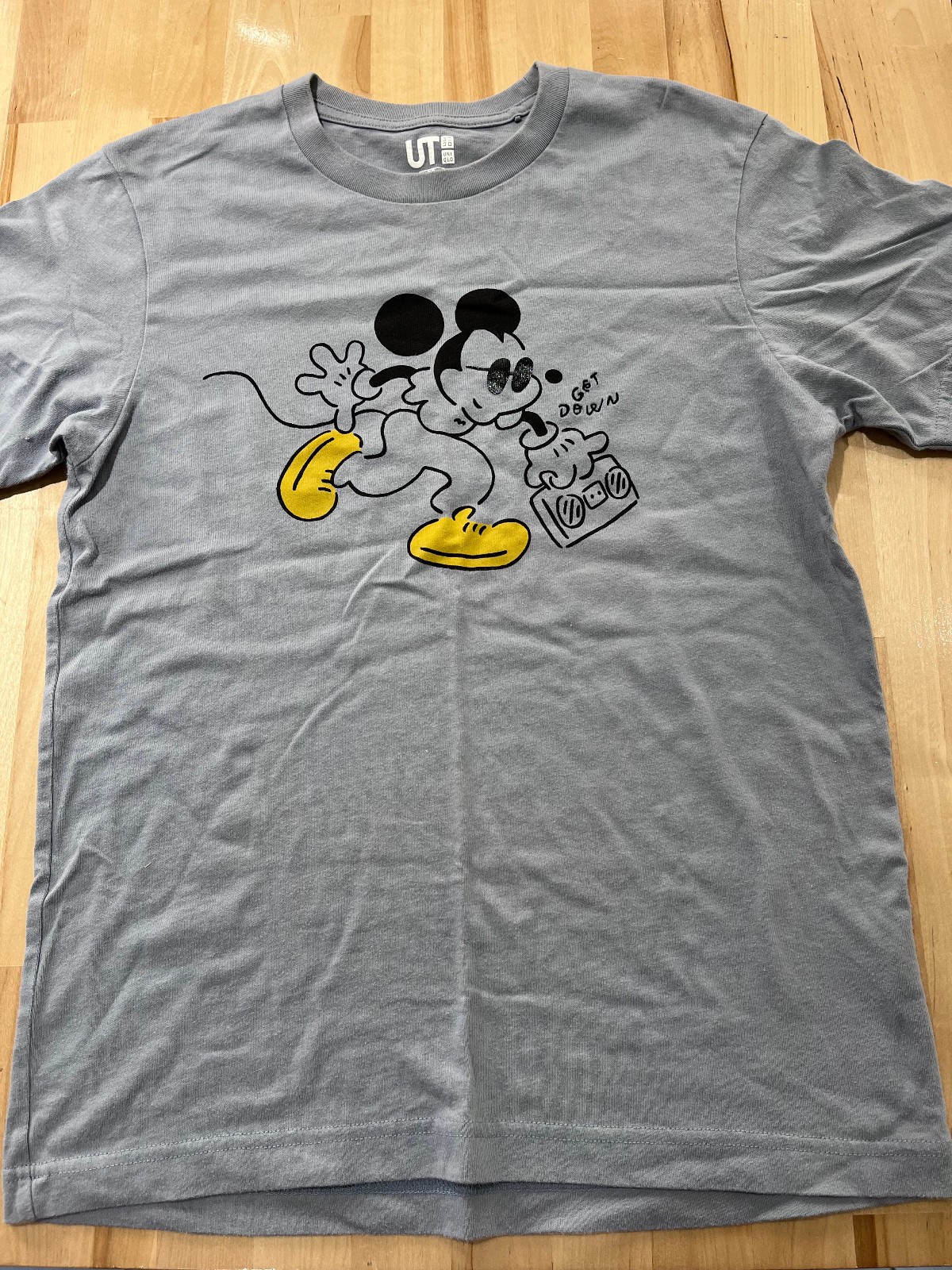 Uniqlo x Yu Nagaba Disney Mickey Graphics BLUE T-Shirt – Unisex Sz XS