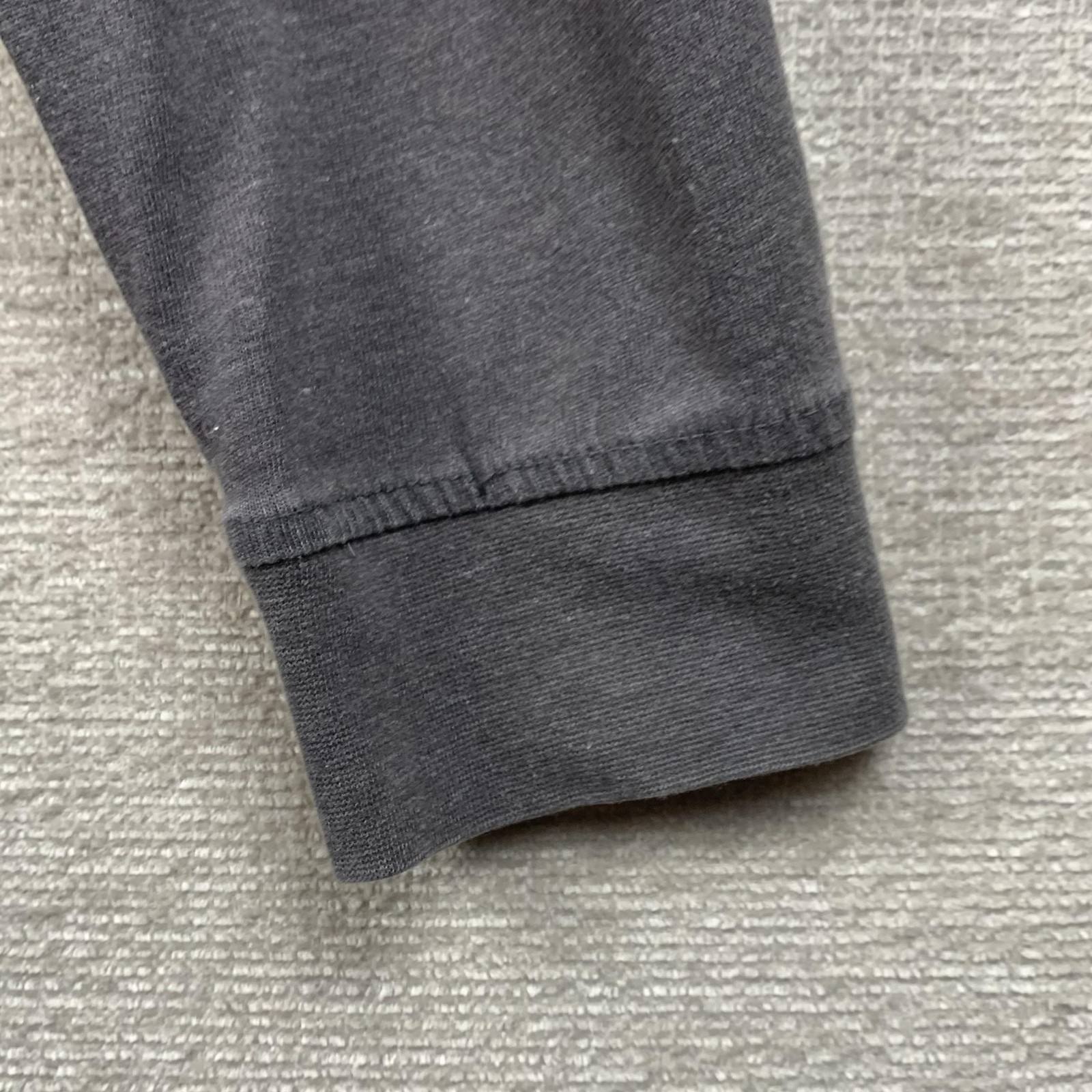 Croft & Barrow Henley Shirt Men Large Gray Long Sleeve Easy Care Soft Casual Son gallery