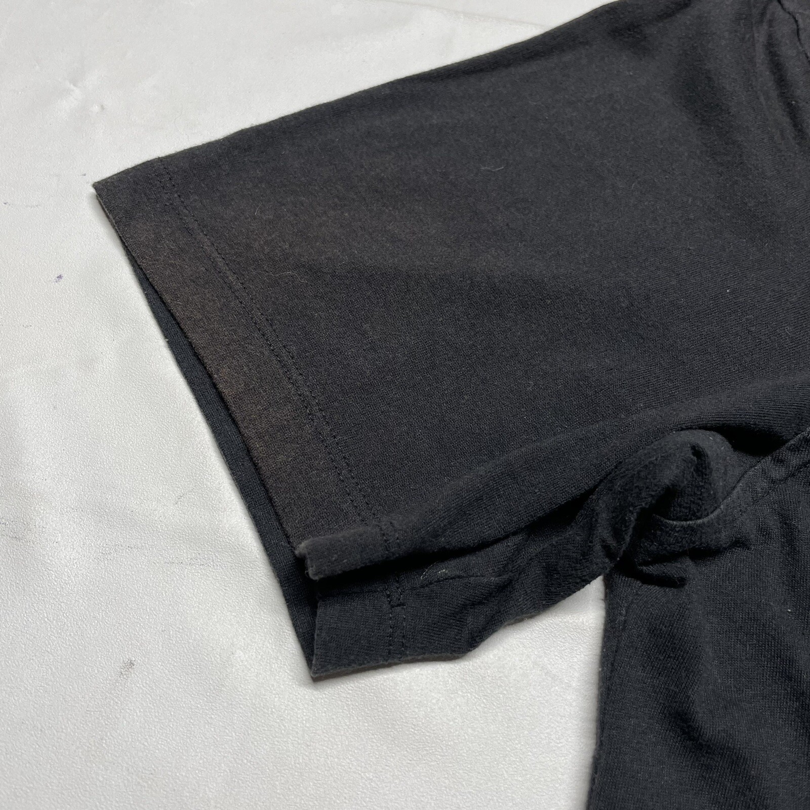 Adidas Primegreen T-Shirt Mens Medium Athletic Black 3 Stripes Y2K Hipster Sport gallery