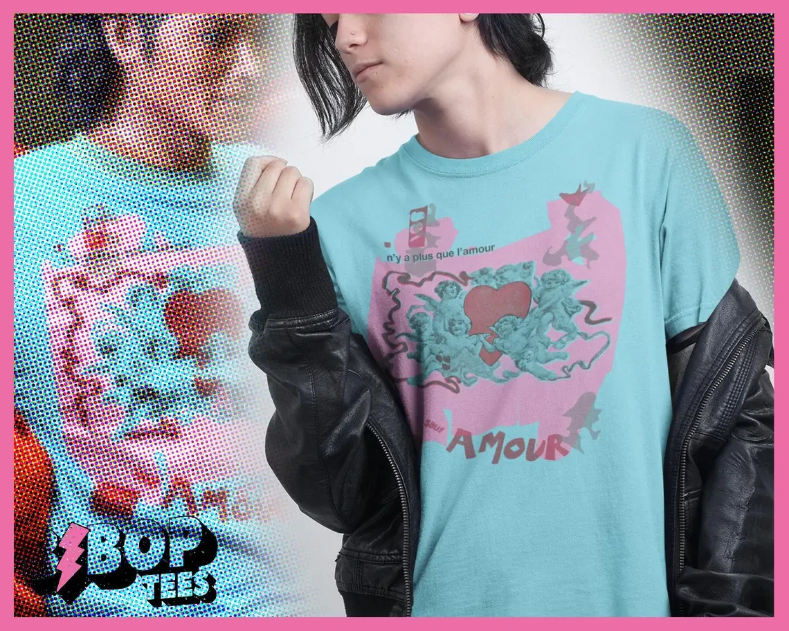 HOT!! Beat It Shirt Michael Music Video Comfort Shirt n'y a plus d'amour Unisex gallery