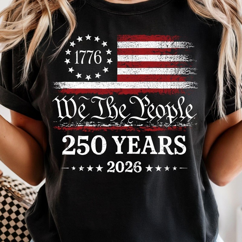 250th America Anniversary Unisex T-Shirt, We The People, Independence Day Tee