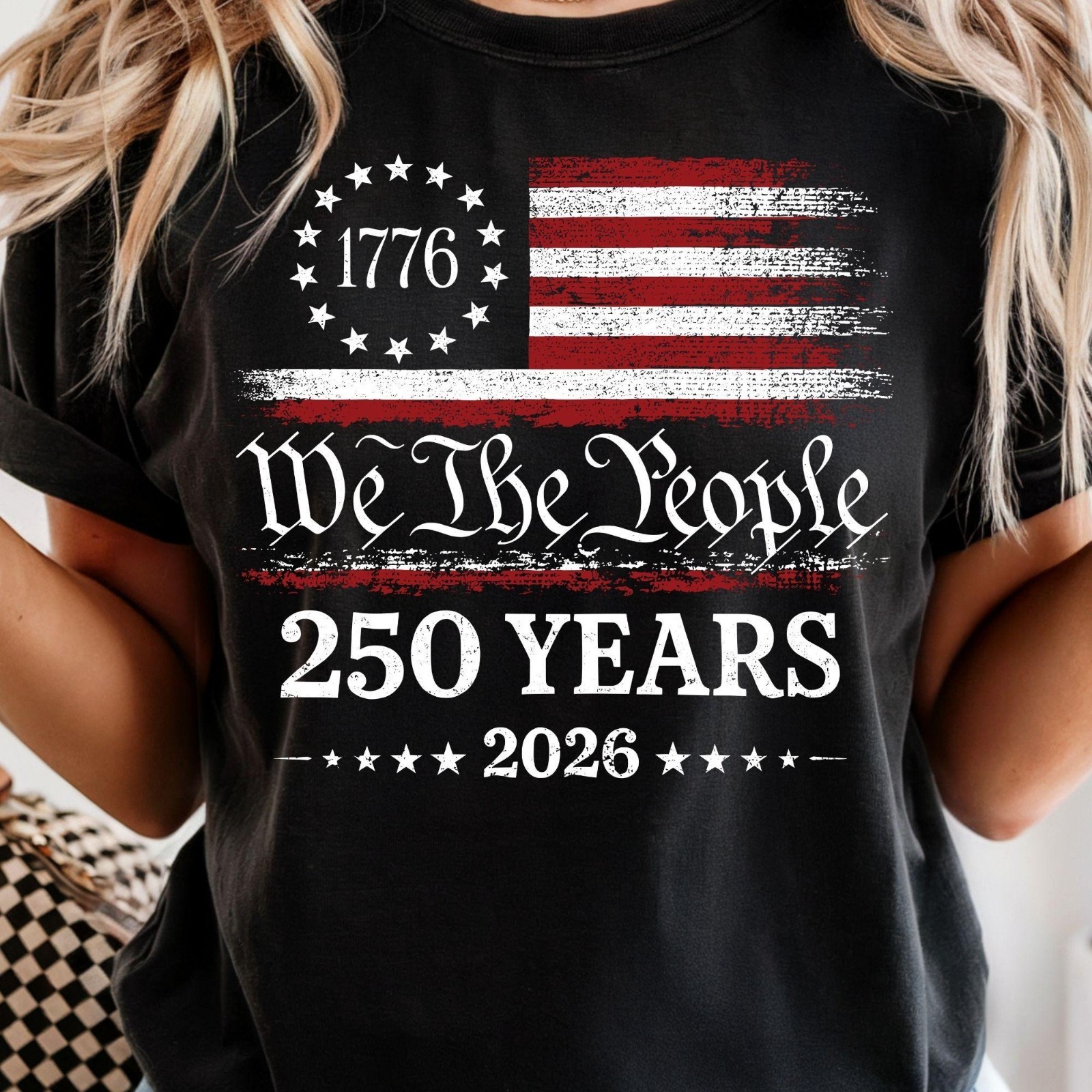 250th America Anniversary Unisex T-Shirt, We The People, Independence Day Tee