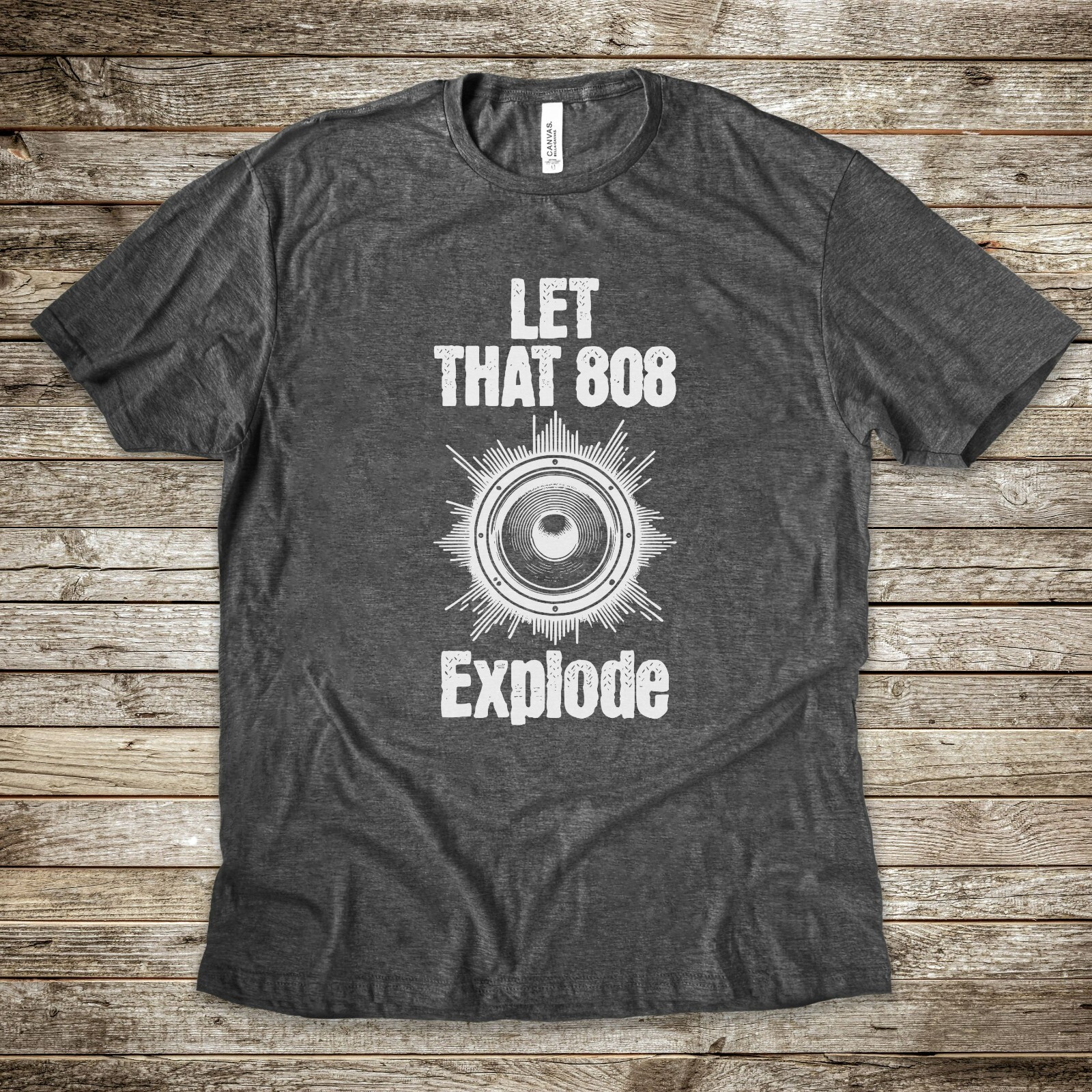 Let That 808 Explode T-Shirt, Beatmaker Hip-Hop Tee, Music Producer Shirt, DJ gallery