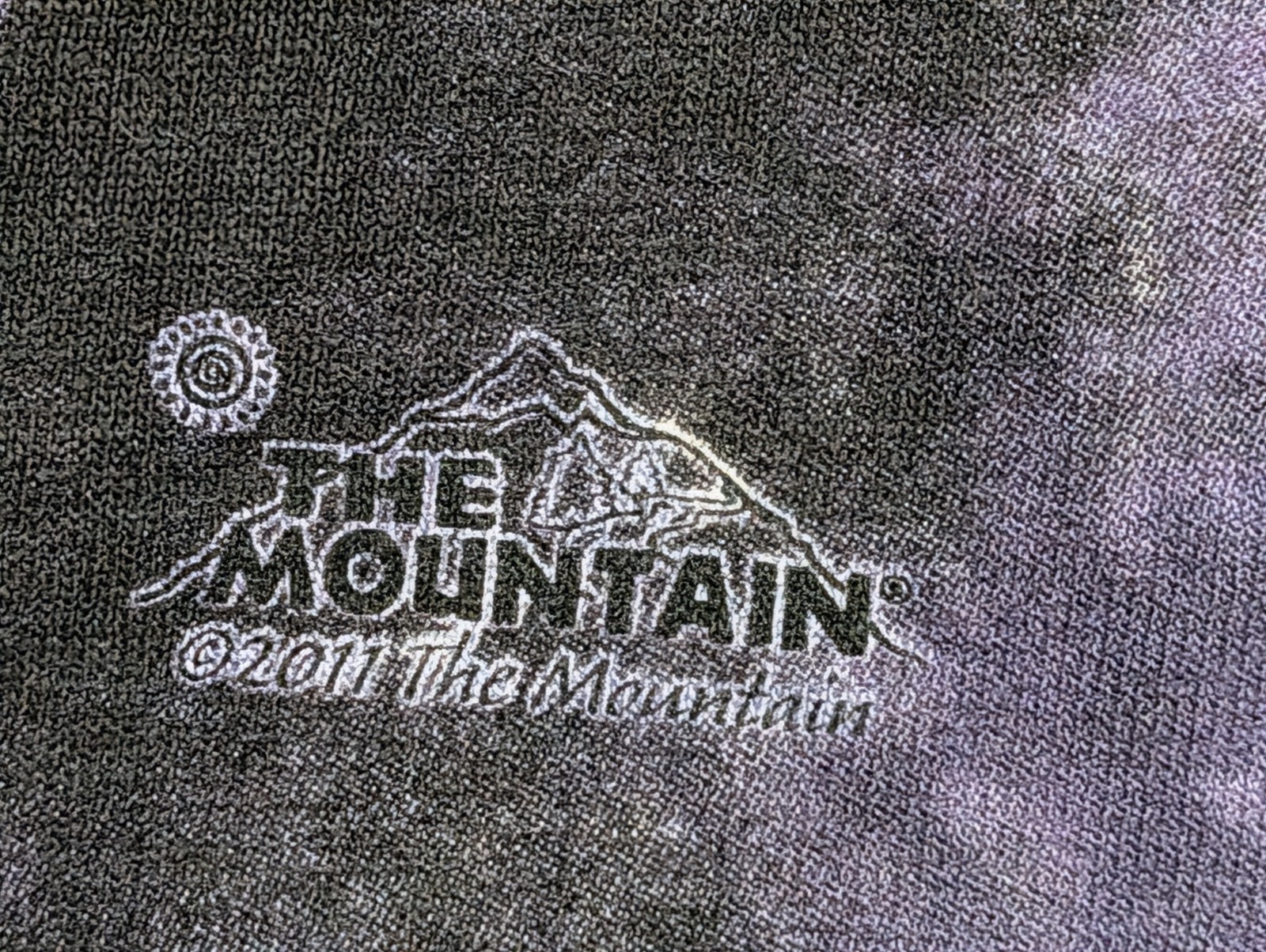 The Mountain Mens T-shirt Purple Face Of A Horse QuailHollow Tag XL #3923 NWOT gallery