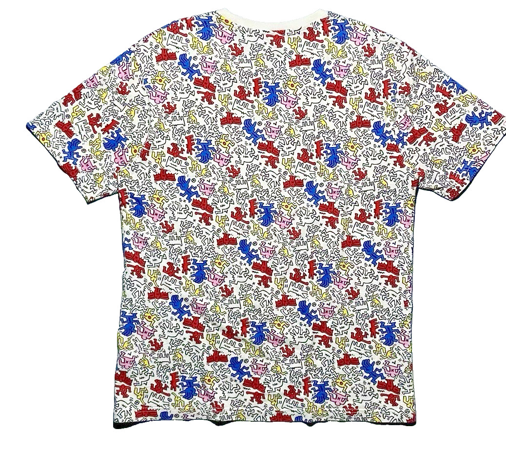 Keith Haring T-Shirt Pop Art Graffiti AOP for MoMA Uniqlo SPRZ NY SZ M gallery