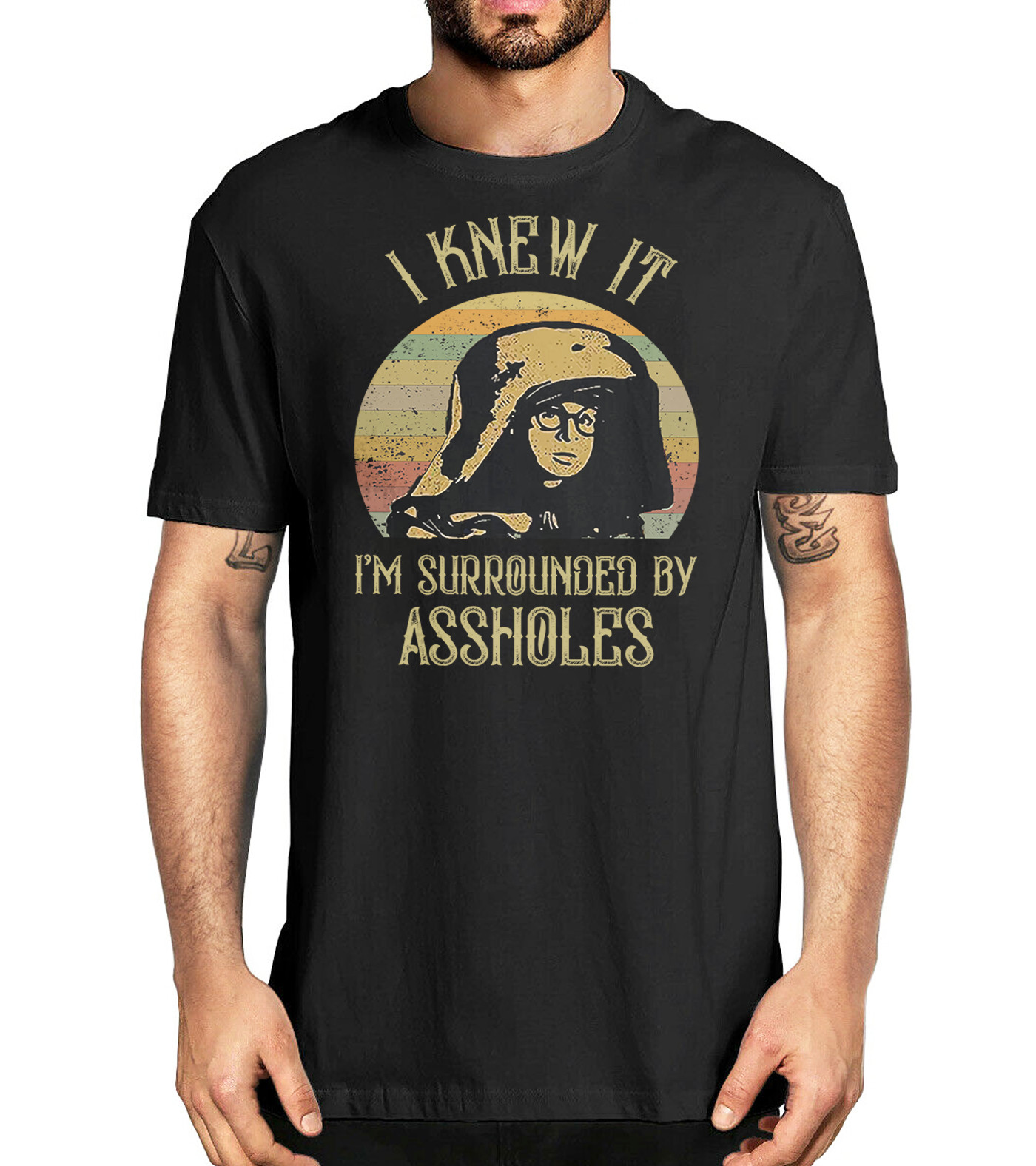 Lord Dark Helmet Spaceballs I Knew It I'm Surrounded By Asshols T-shirt gallery