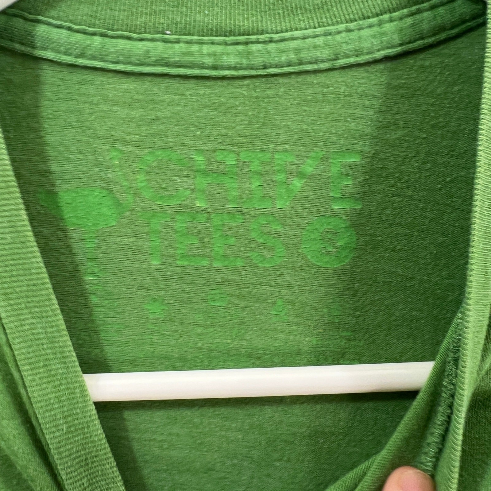 Chive Shirt Adult Small Green Color Outdoor Casual T Shirt Mens gallery