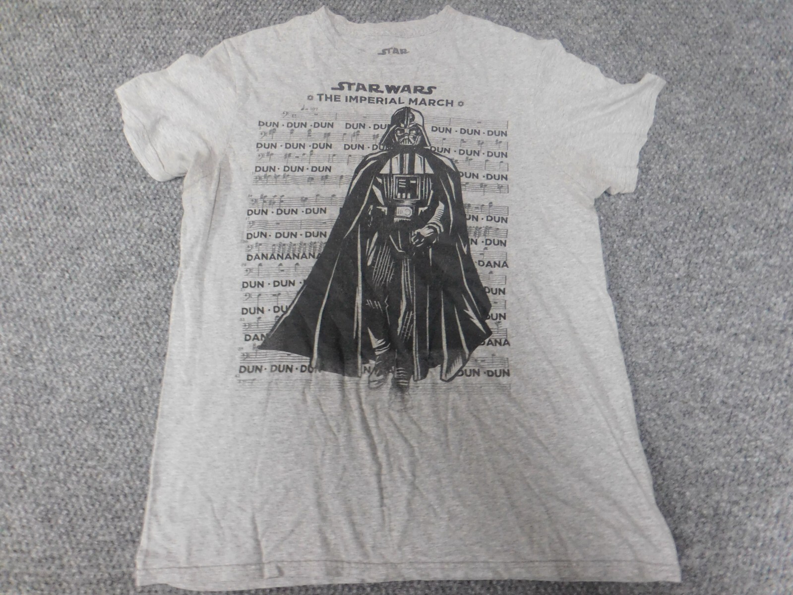Star Wars Mens Shirt Medium Gray Darth Vador gallery