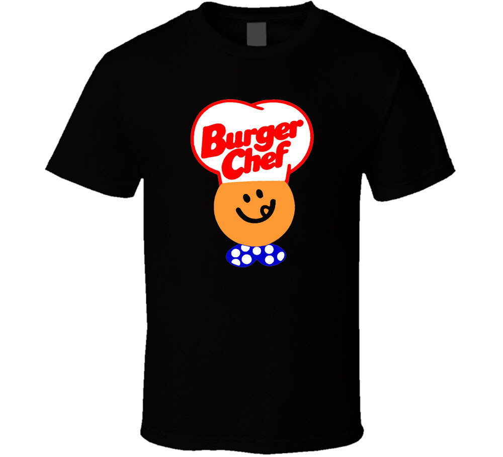 Burger Chef retro 70’s 80’s fast food restaurant logo T-Shirt tee Unisex
