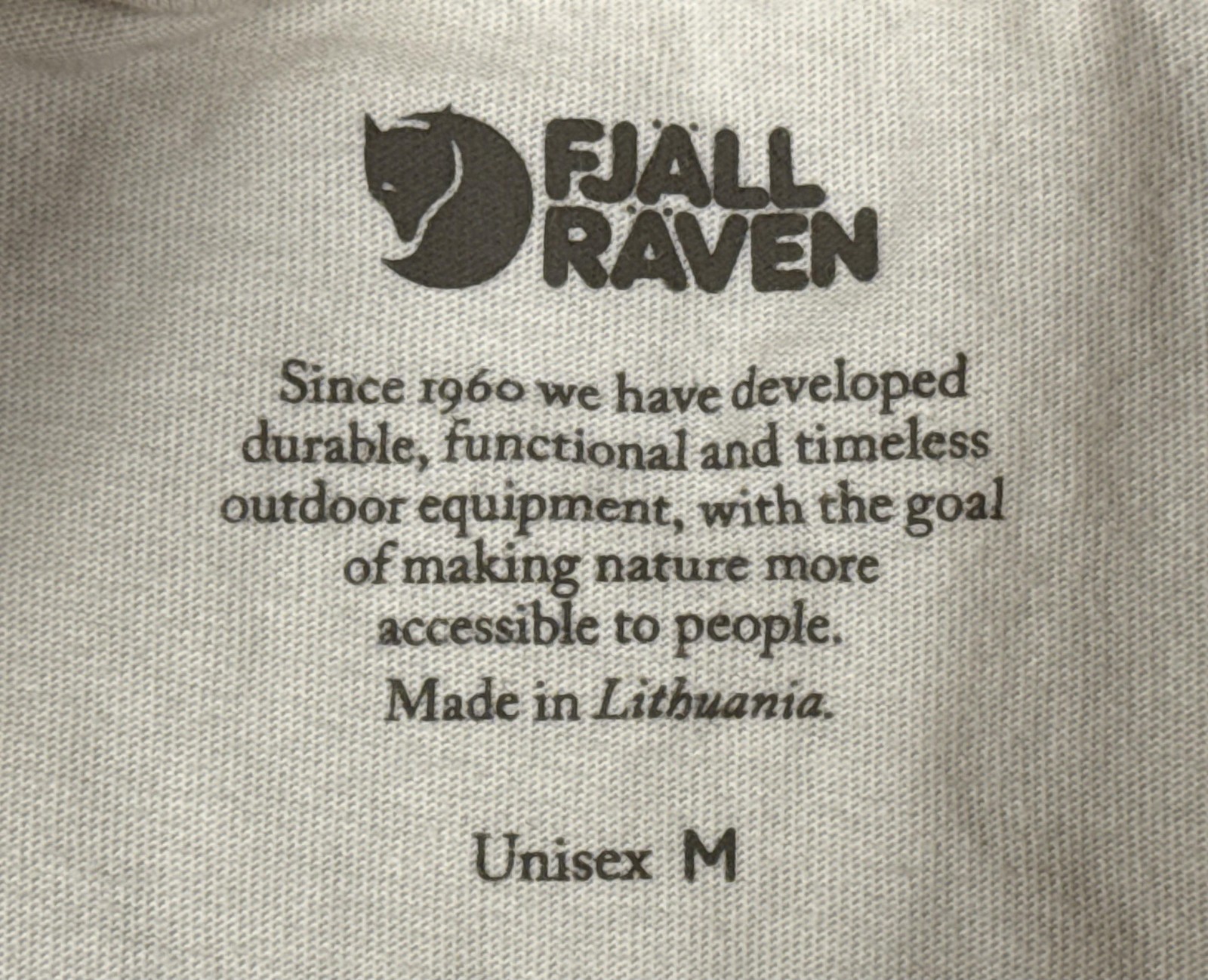 Fjallraven Shirt Mens Medium White Kanken Art Charlene Johnny Tee 12600218 gallery