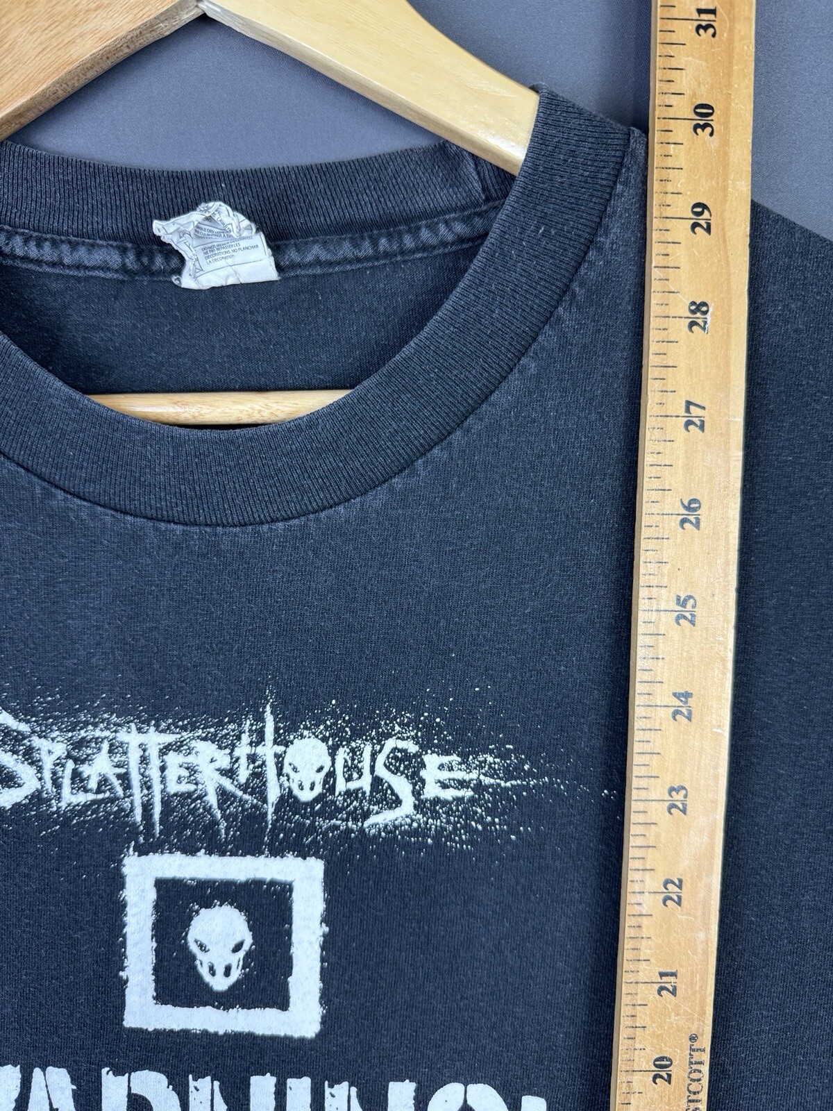 Vintage Y2K Splatterhouse Warning! Horrifying Theme Game Promo Rare Computer XL gallery