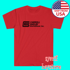 Carroll Shelby CS Racing Car Men’s Red Size S to 5XL