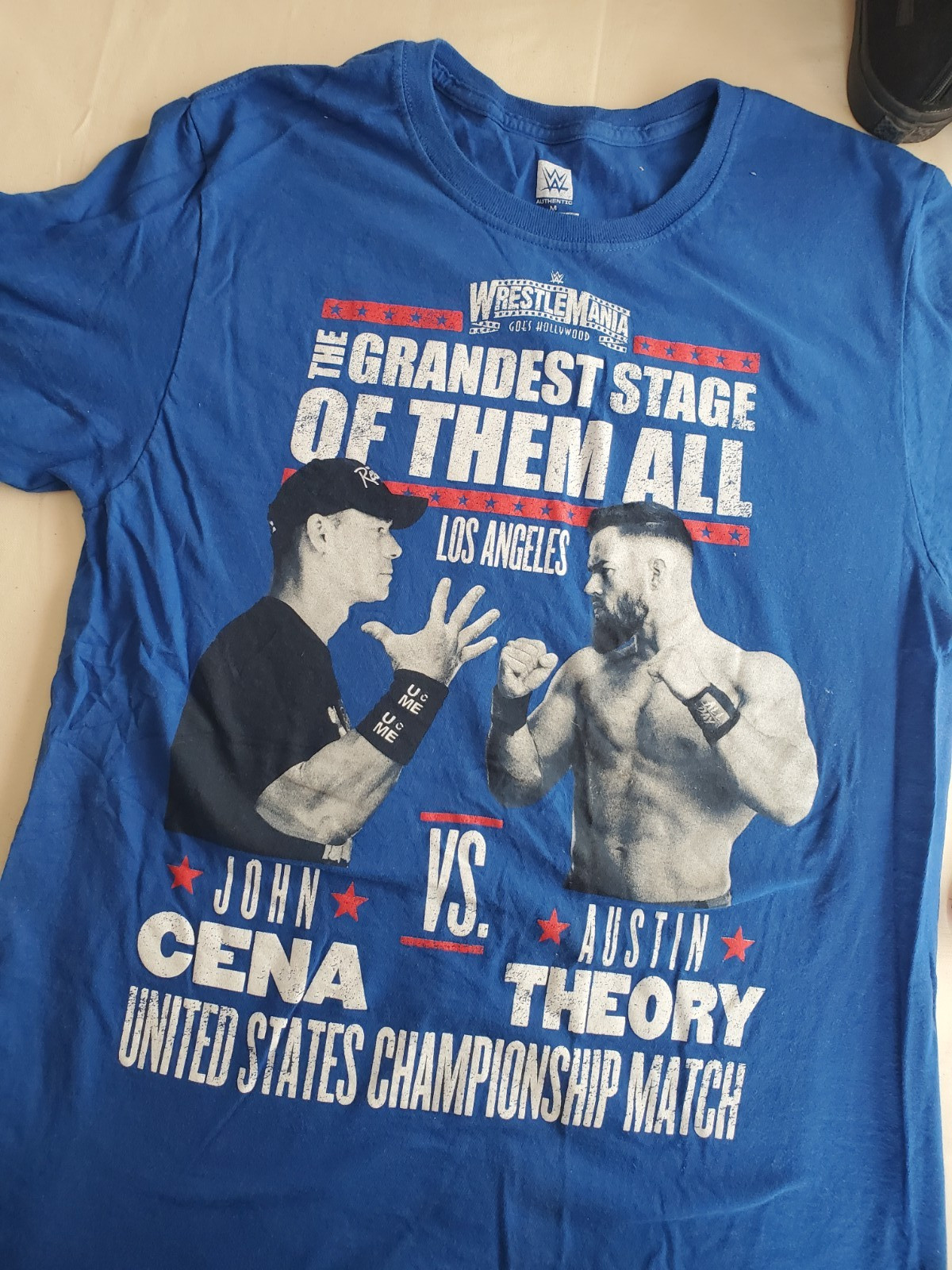WWE WrestleMania 39 T Shirt John Cena Sofi Stadium LA Official 2023 Medium