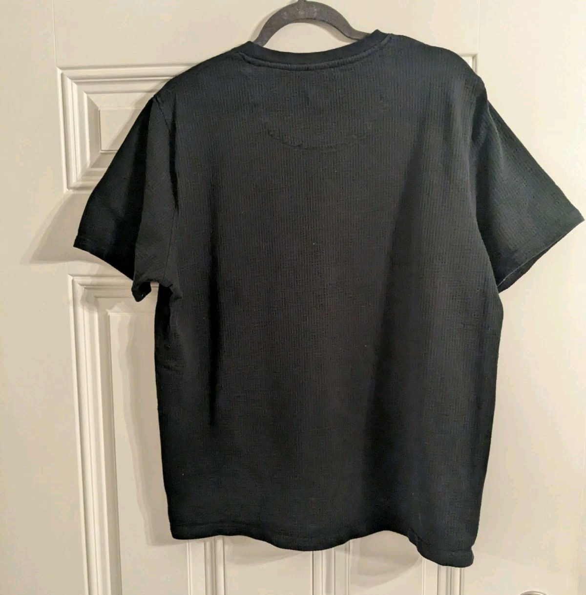 Common People Black Men's Textured Cotton T-Shirt Size XL gallery