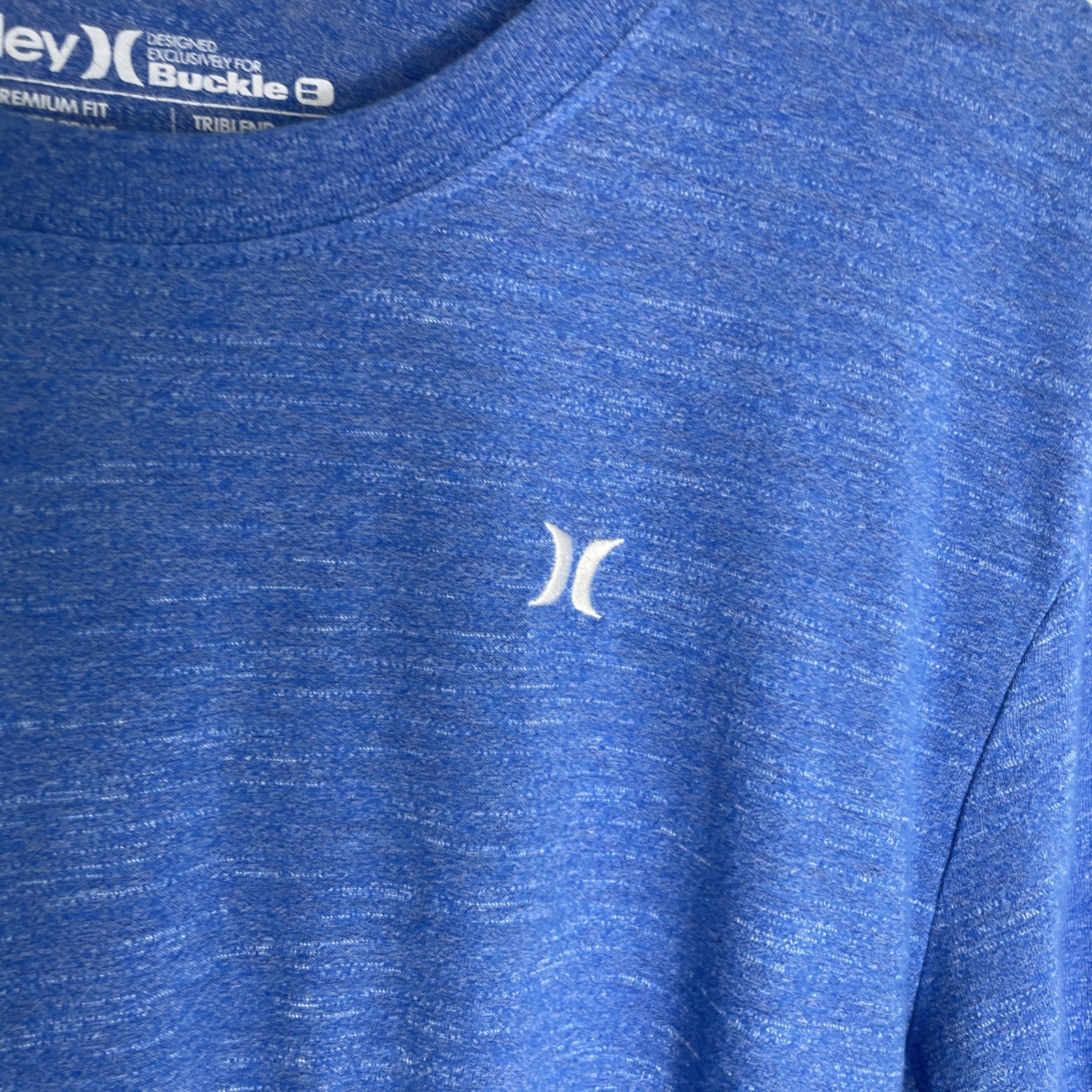HURLEY Mens Tee| Ice Blue | Buckle Large gallery