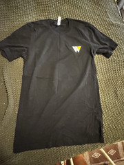 Wright Brothers Men’s S Black Logo Graphic Print Short Sleeve T-Shirt