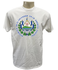 EL SALVADOR MAP FLAG Heat transfer 100%Cotton Short Sleeve T Shirt Free Shipping