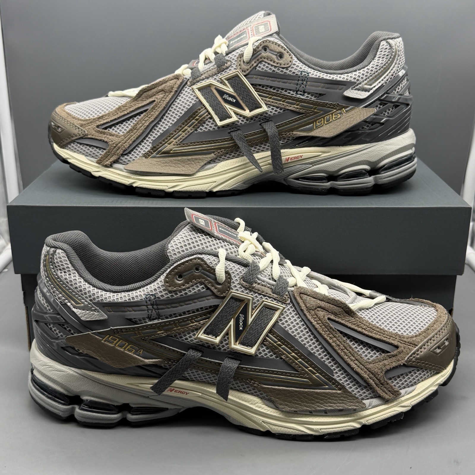 New Balance 1906AV1 Men’s Size 10.5 D Brown Grey Casual Athletic Shoes U19066U8
