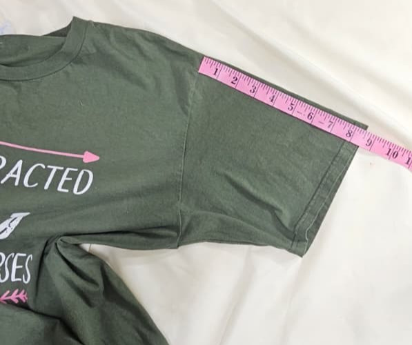 Port & Company Men’s L Green Graphic T-Shirt Easily Distracted By Dogs Tee gallery