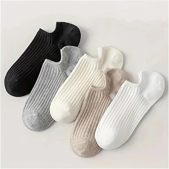 No Show Socks Women  Ankle Socks, Low Cut Invisible Socks, Non-Slip Casual Short