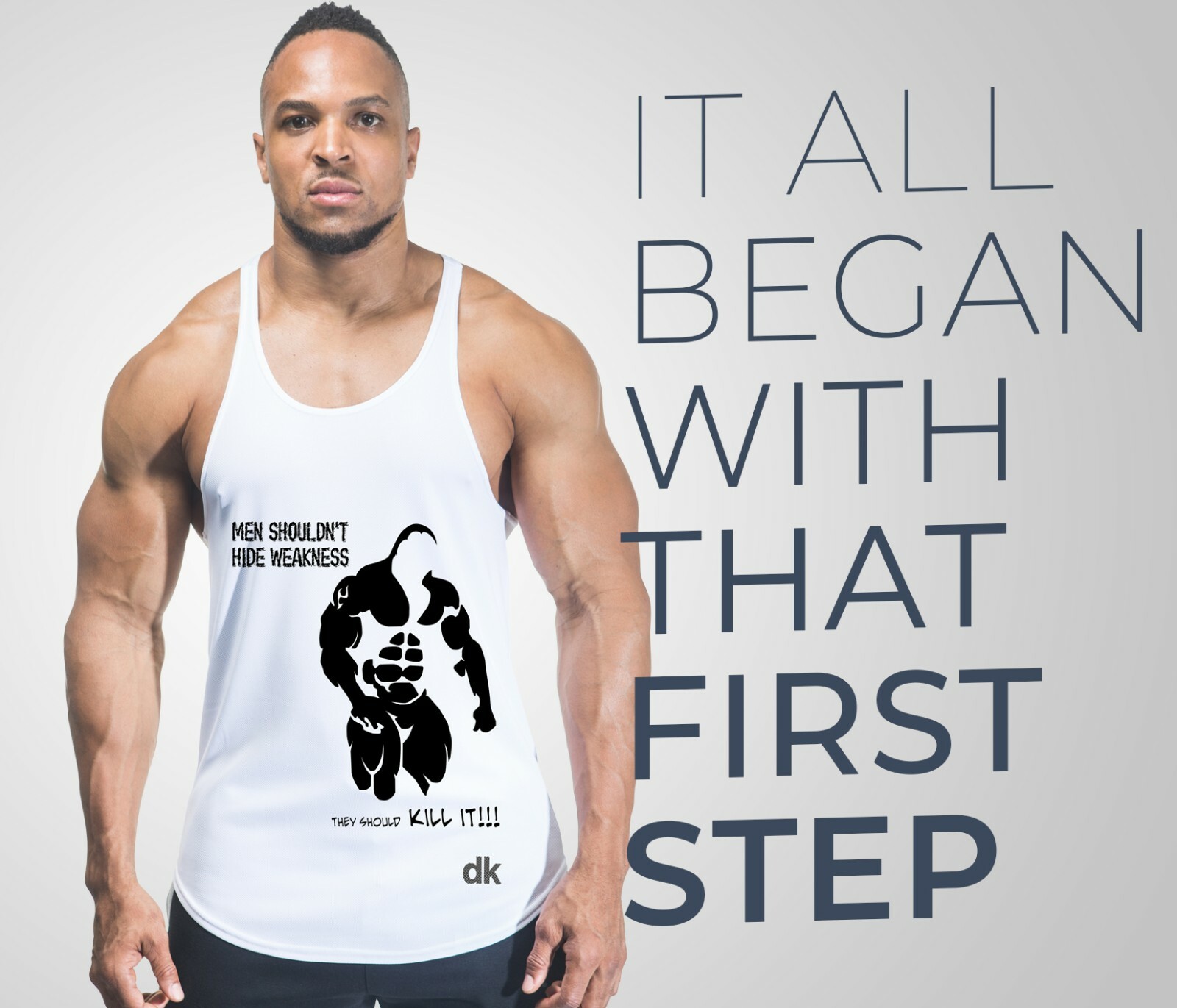 Lot Men Mma Bodybuilding Gym Stringer Vest Y Back Racer Back Motivation Tank Top gallery