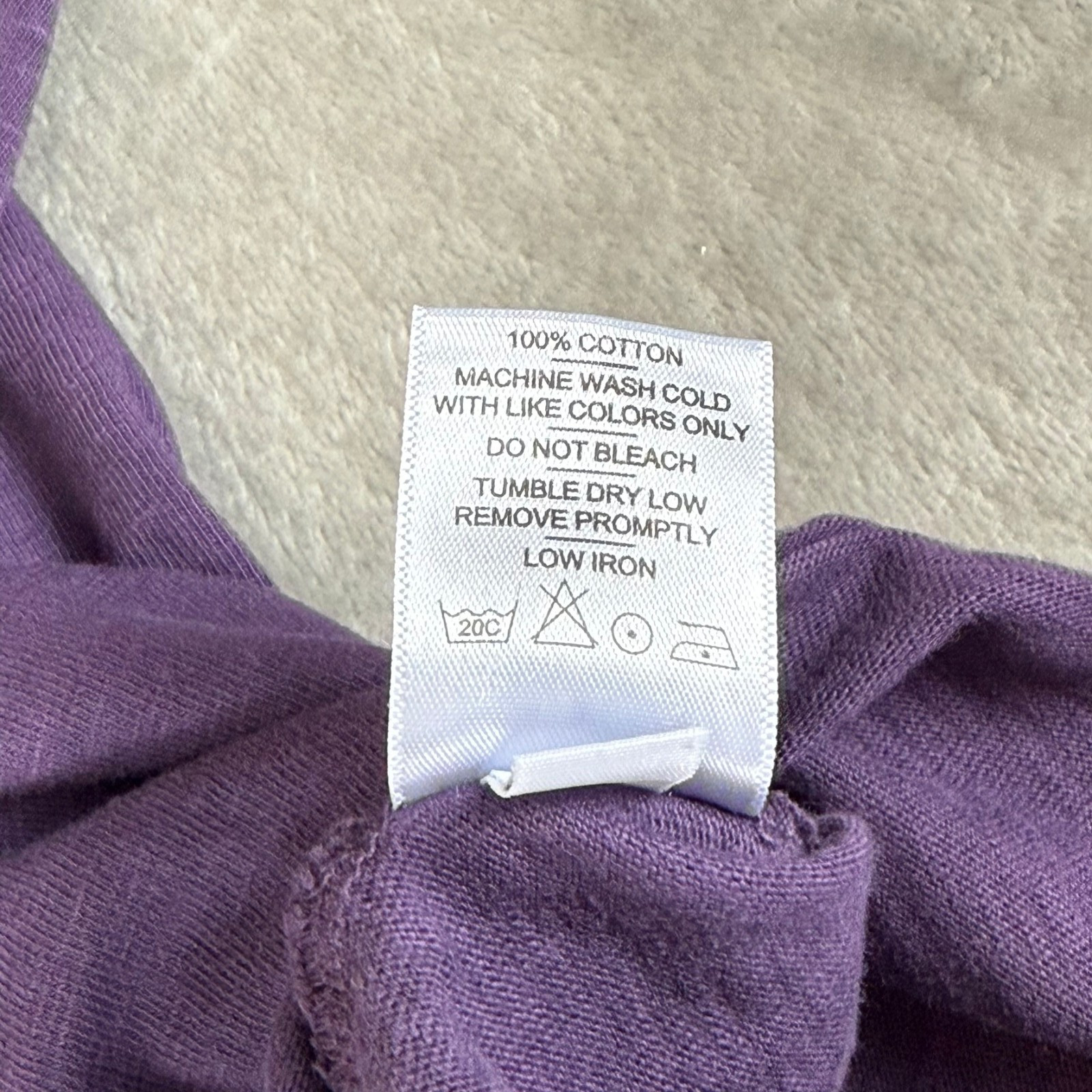 American Giant Long Sleeve Tee T-Shirt Mens Medium Purple Cotton $65 USA NWOT gallery