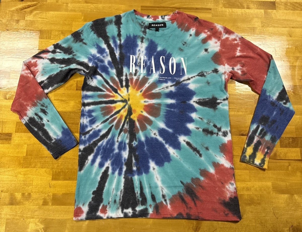 Reason Brand Men's L Long Sleeve T-Shirt Multicolor Cotton/Poly Blend NWT gallery