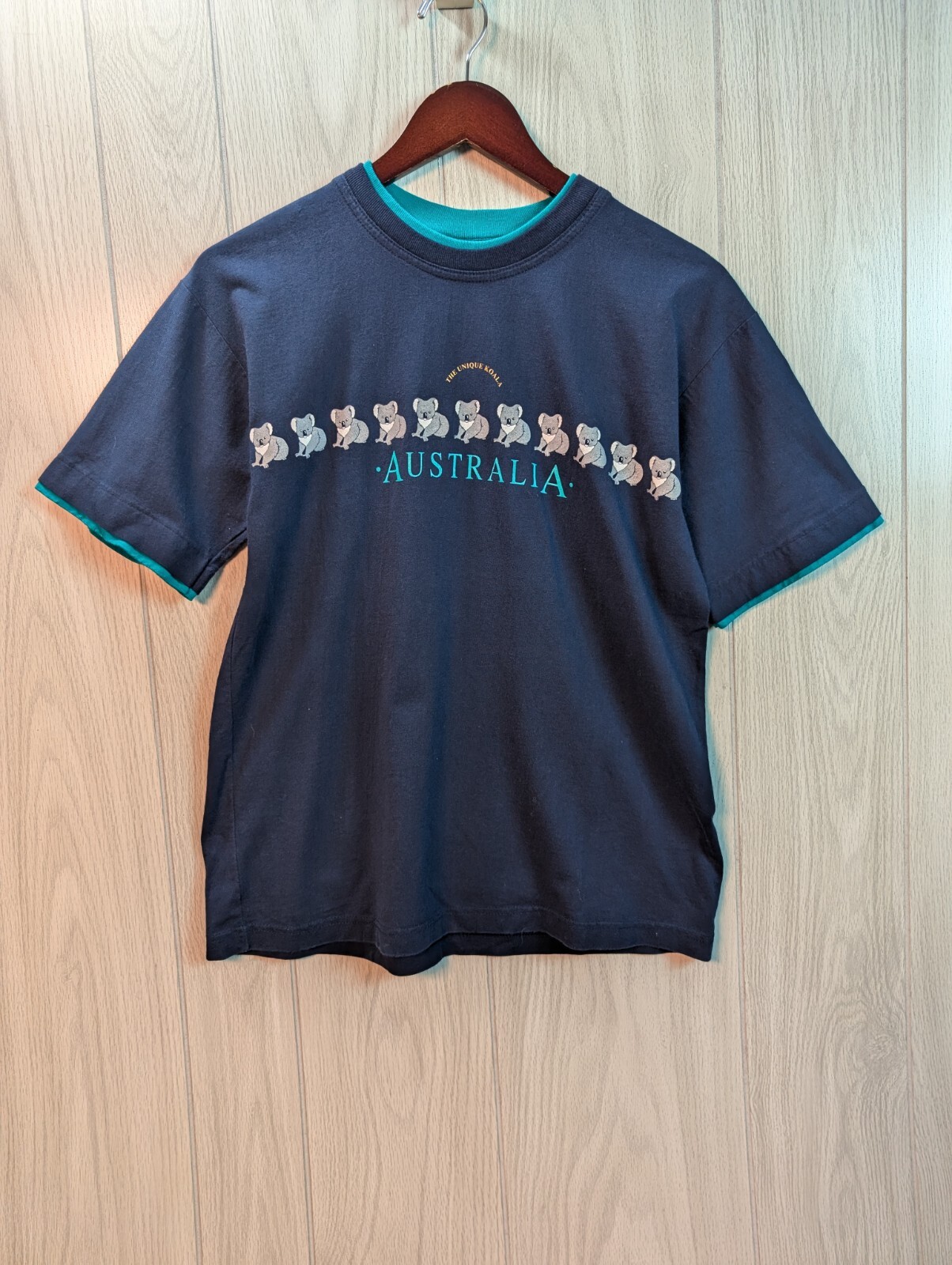 Vtg Blue Unique Koala Australian Gold Short Sleeve T-Shirt Size Medium Youngoz gallery