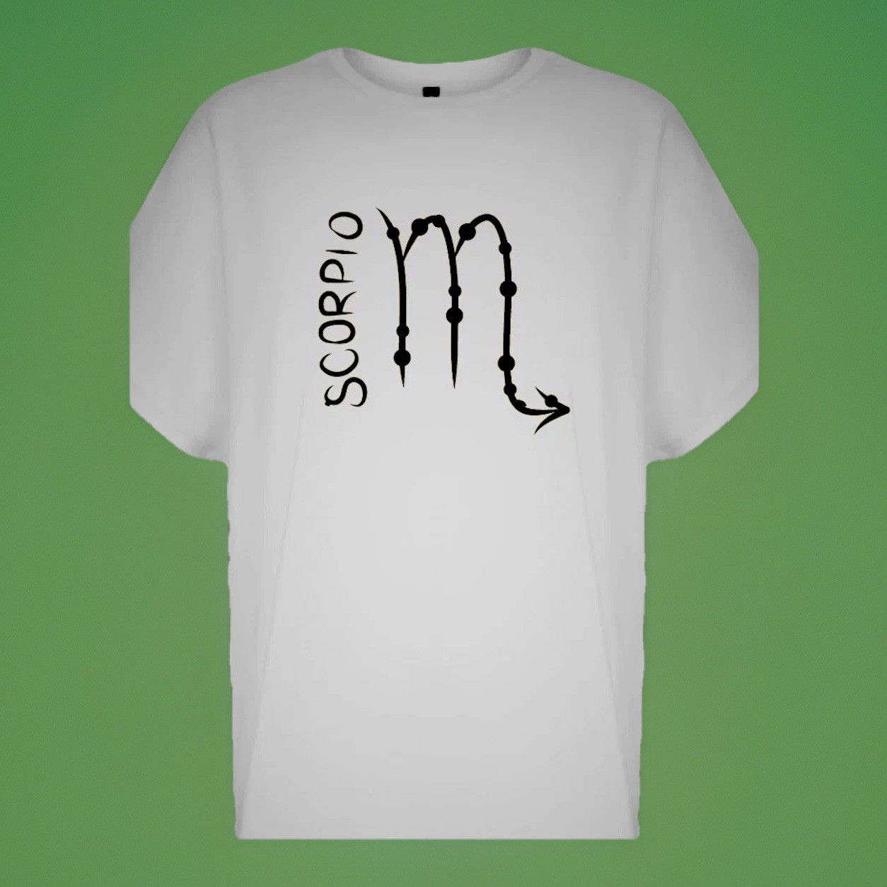 Zodiac Scorpio design T-shirt