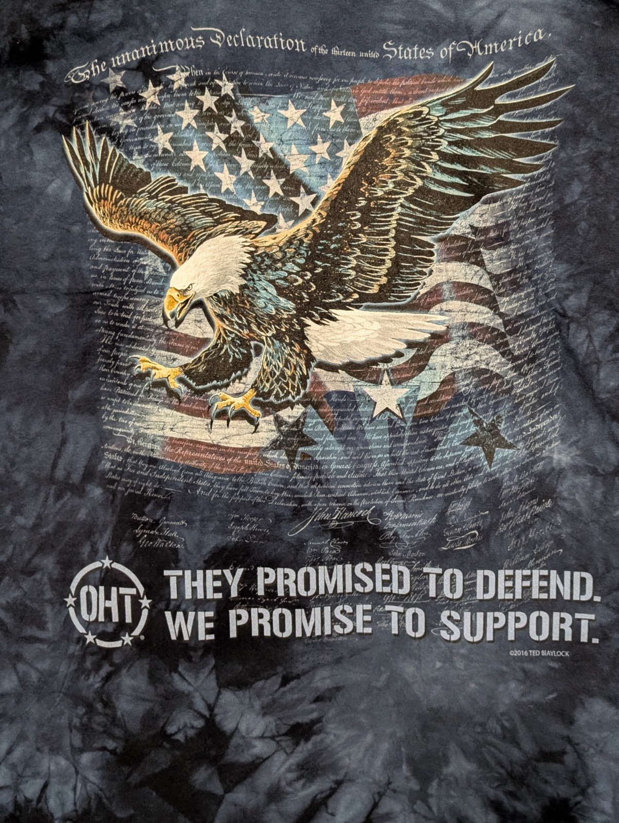 The Mountain Men's T-shirt Blue OHT Defend & Support Retired Logo 2XL #1294 NWOT gallery