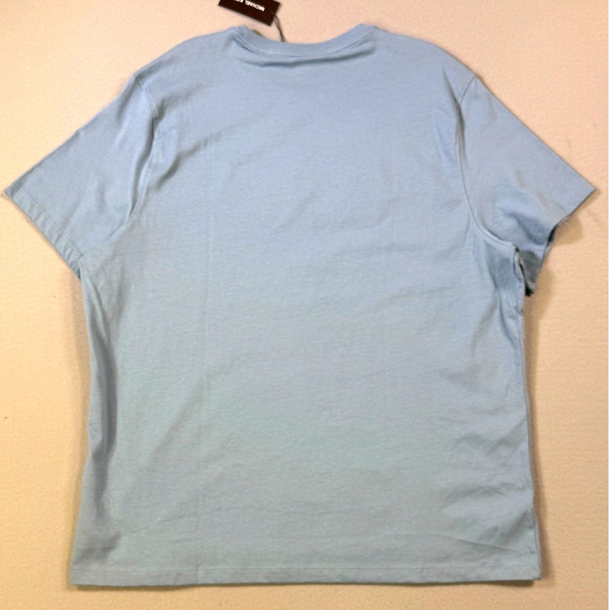 Michael Kors Men's Flagship Short Sleeve Crewneck T-Shirt Chambray 2XL $60 gallery
