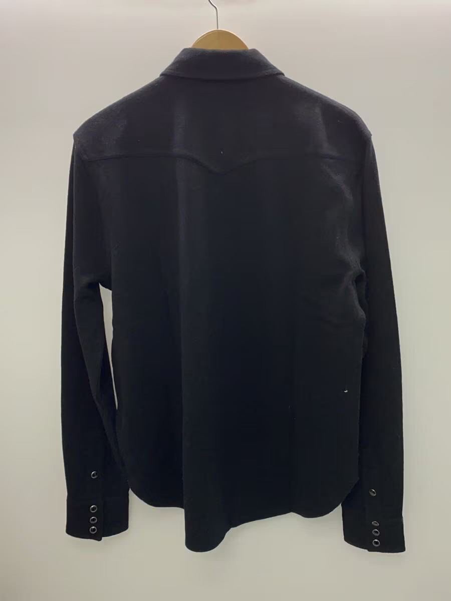 RRL Long Sleeve Shirt M Wool BLK Western Shirt Cashmere Blend gallery