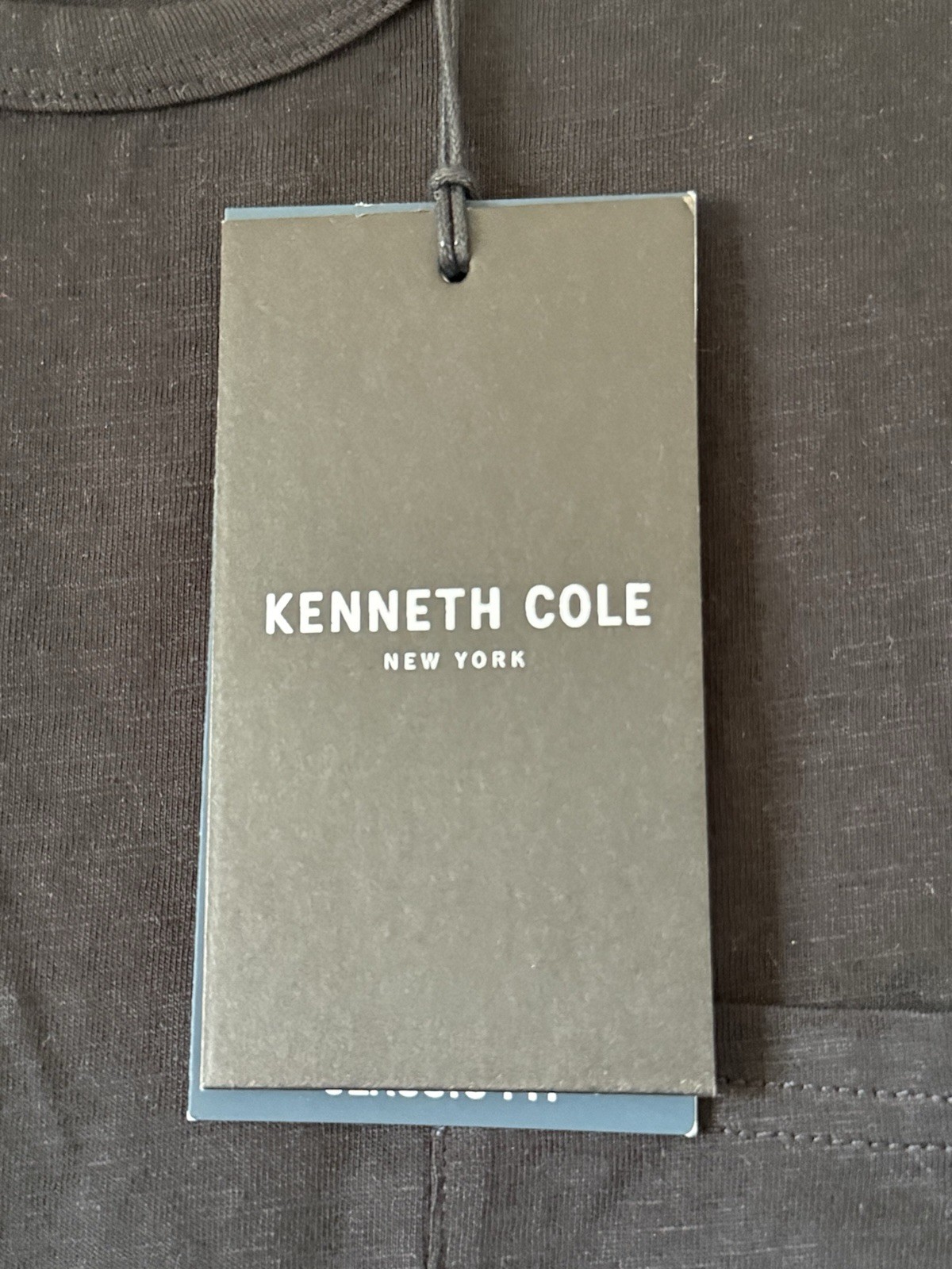 Kenneth Cole Small Black Classic Knit Pocket T-Shirt Super Soft 100% Cotton gallery