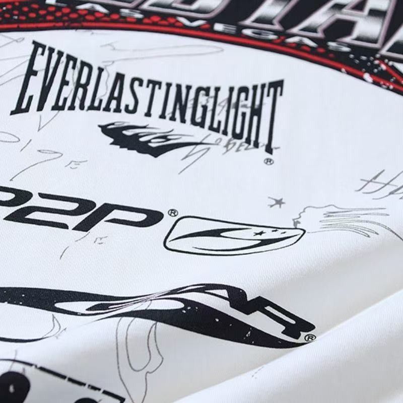 Hellstar Streetwear Collection Allover Sketch Signature White Graphic T-Shirt gallery
