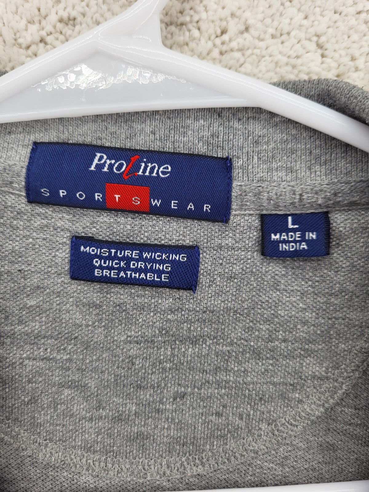 Proline Sportswear, moisture wicking breathable size large multicolor gallery